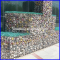 Type de maille soudé et forme de trou carré Galvanized Gabion Wire Mesh Box pour retenir le mur